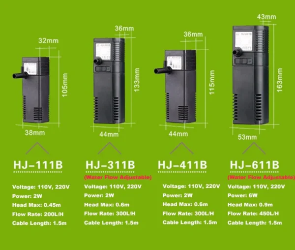SUNSUN HJ-611B INTERNAL FILTER - Image 3